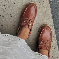 Sejler sko The Walk skind cognac str 36-41