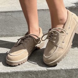 Sejler sko The Walk ruskind beige str 36-41