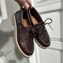 Sejler sko The Walk skind brun str 36-41