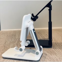 Bordstander telefon &amp; tablet  - fleksibel &amp; sammenklappelig