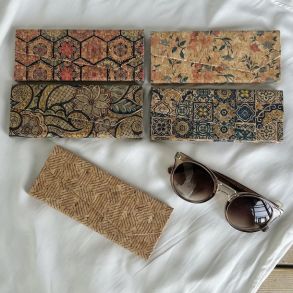 Brilleetui sammenklappelig kork