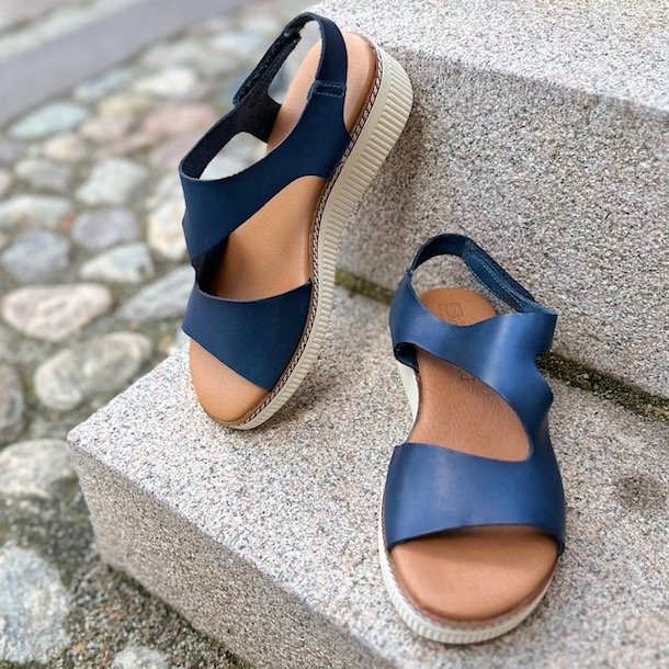Sandal zoe MARINE skind str. 36-42