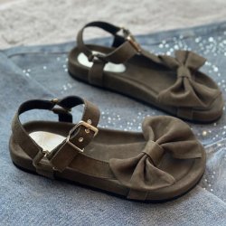 THE SUMMER BREEZE - SUEDE Sandal Army