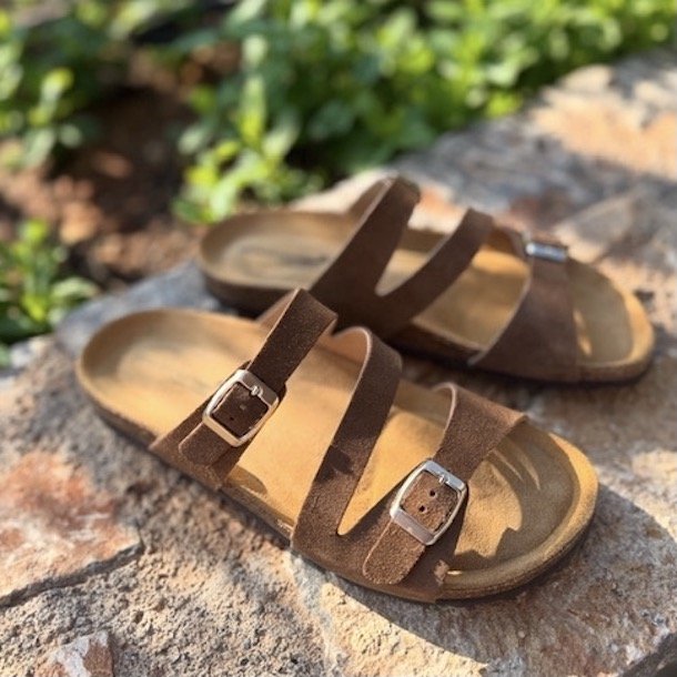 Sandal Amelia Nature VISON - skind str 38