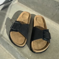 Sandal isabella sort ruskind s�l Str. 36-41