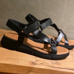 Sandal classic sort skind str. 36-41