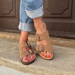 Biosandal Skvulp sand ruskind