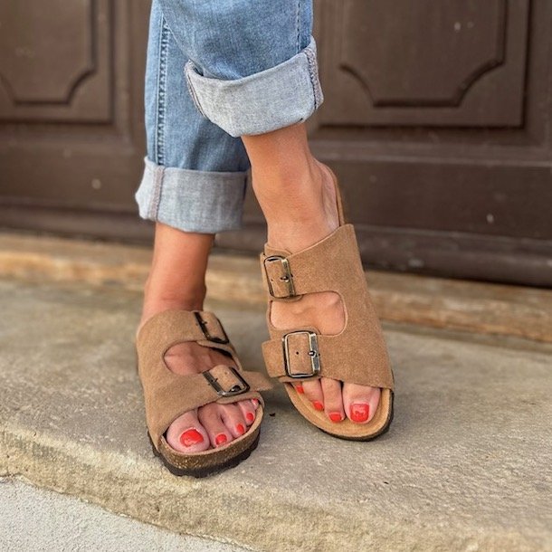 Biosandal Skvulp sand ruskind