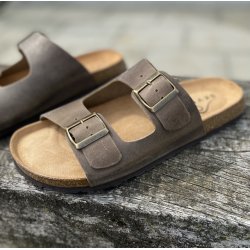 Skvulp herre sandal Dark brown str. 41-46