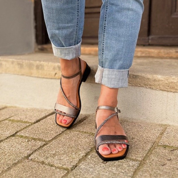 pn sandal Amanda mrk skind str. 36-41
