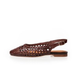 Slingback VALERIE  flettet skind str 37-41