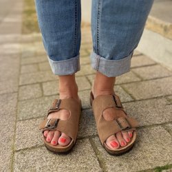 Biosandal Skvulp sand ruskind