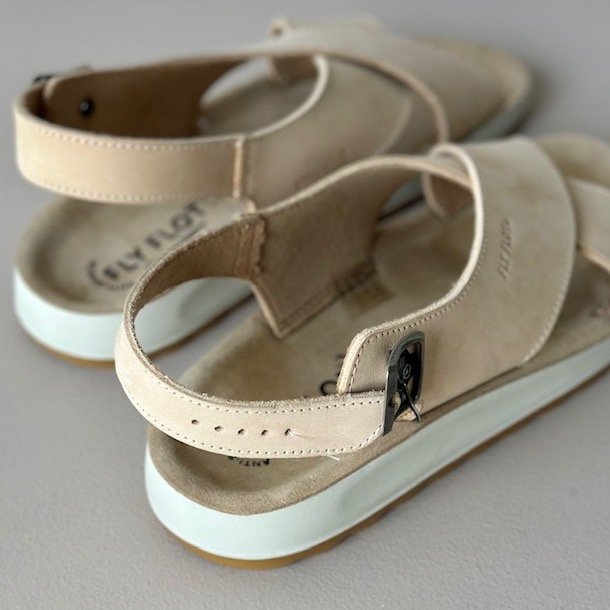 Fly Flot dame sandal beige skind str. 36-41