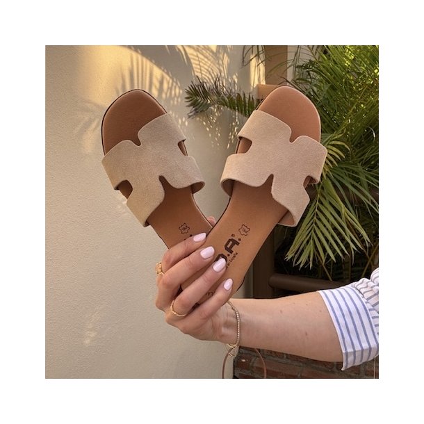 Sandal chic BEIGE ruskind str 38