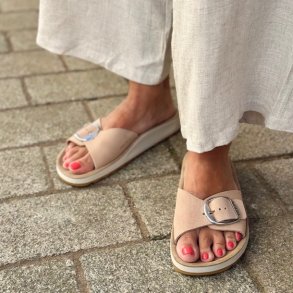 Fly Flot anatomic sandal dame ruskind light rouge str 36-41