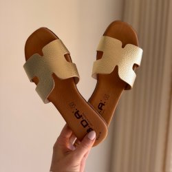 Sandal chic guld skind str 36-41