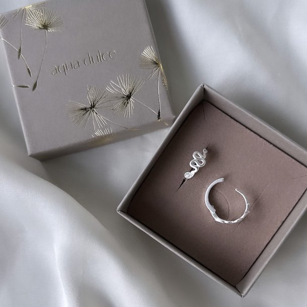 HOOPS SNAKE 15mm Sterling Slv