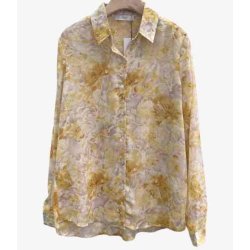 Skjorte I Viskose Lysgul str S-XXL