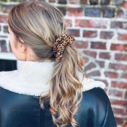 Scrunchie leopard