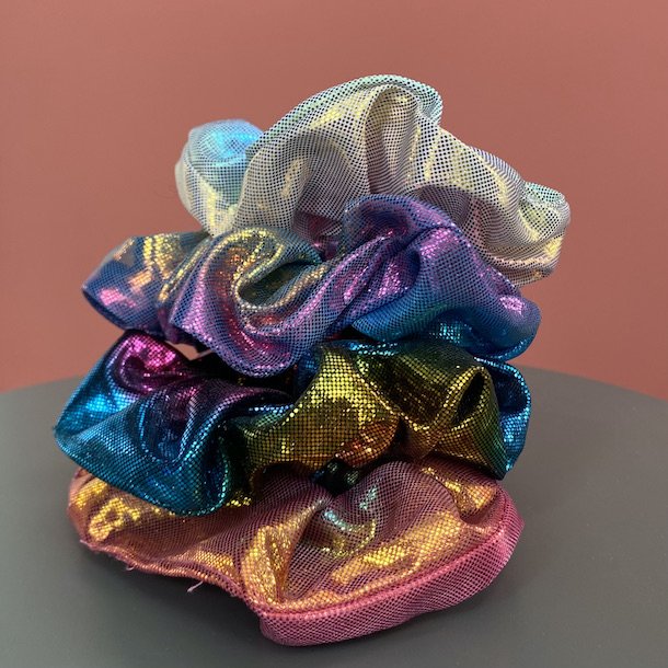 Scrunchies - Metallic neon
