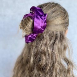 Scrunchie oversize satin