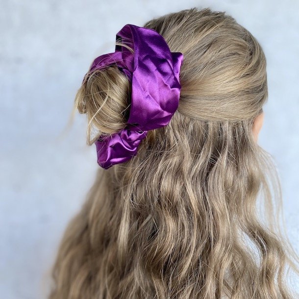 Scrunchie oversize satin