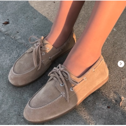 SAVANNAH SUEDE Loafer Lys beige