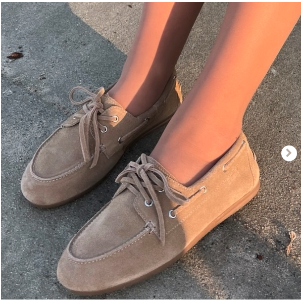 SAVANNAH SUEDE Loafer Lys beige