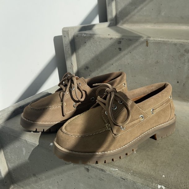 Sejler sko The Walk ruskind beige str 36-41