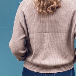 Cardigan semi cropped viskose/modal s-xl