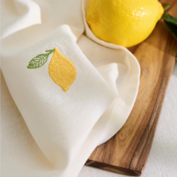 Stofserviet summer vibes m/citron