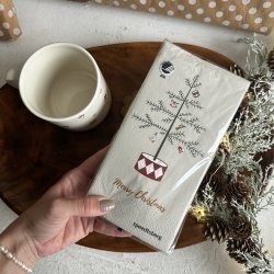 Servietter jul 3-lags papir 40 x 40 cm