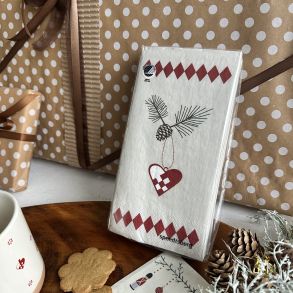 Servietter jul 3-lags papir 40 x 40 cm