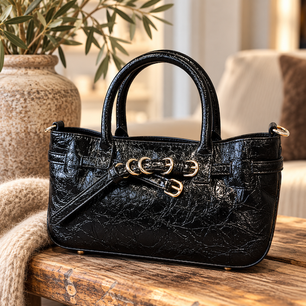 Lille Crossbody Croco