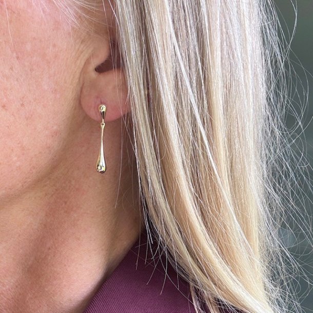 rering SHINY NEW DROP forgyldt slv