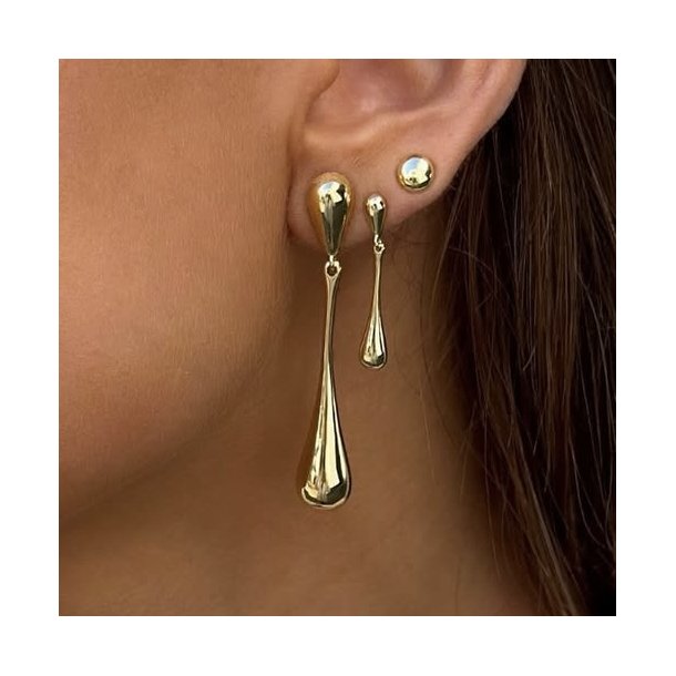 �rering SHINY NEW DROP forgyldt s�lv