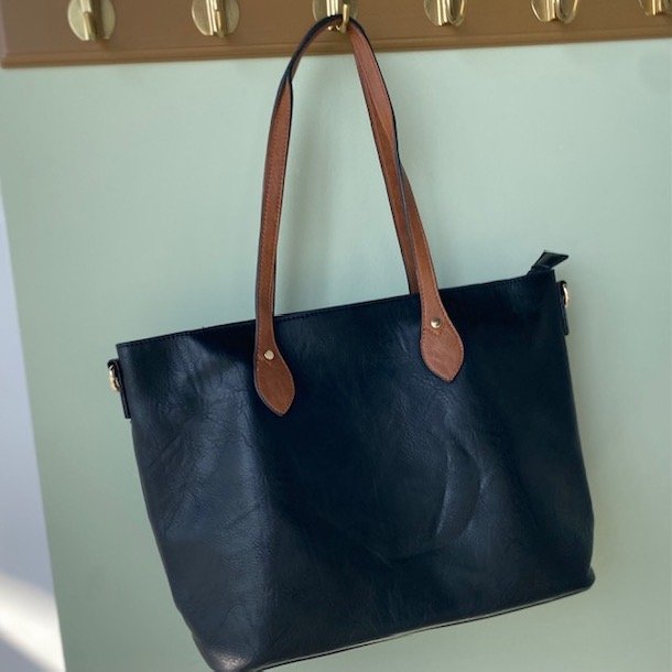 Shopper med crossbody 2 i 1