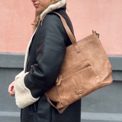 Shopper mellem med forlomme