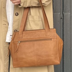 Gerda shopper - skind