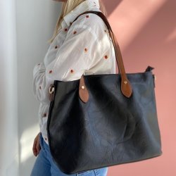 Shopper med crossbody 2 i 1