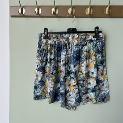Shorts flower miks viskose