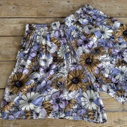 Shorts flower miks viskose