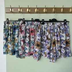 Shorts flower miks viskose