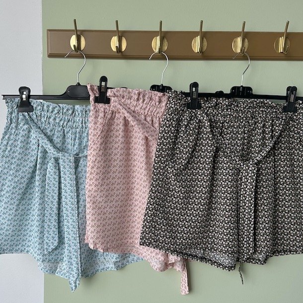Shorts mini blomst