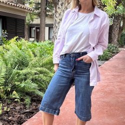 Bermuda long bomuld str. S-XL