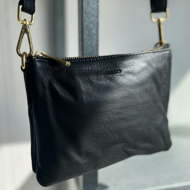 Sia crossbody/Clutch Skind