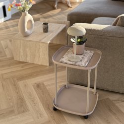 Sidebord med hjul 50x39x39cm