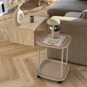 Sidebord med hjul 50x39x39cm