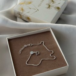 Armbnd ROUND BOX Sterling Slv