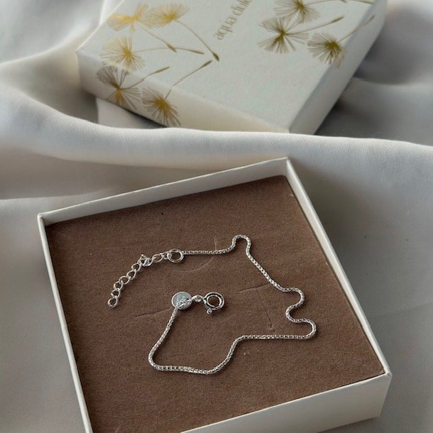 Armbnd ROUND BOX Sterling Slv